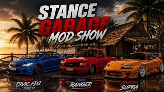 STANCE GARAGE MOD SHOW: LEGENDS / HONDA CIVIC & STANCE VAN CAR PARKING MULTIPLAYER GAMEPLAY  screenshot 5