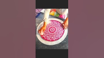 Rangoli kolam || rangoli video || rangoli || rangoli trending || #rangoli #art #design #kolamrangoli