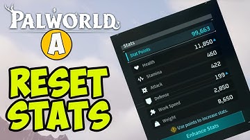 Palworld how to reset Skill points (STEP BY STEP) (Udisen) | Palworld how to reset STATS (Udisen)