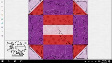 Churn Dash Quilting Idea Variation #4