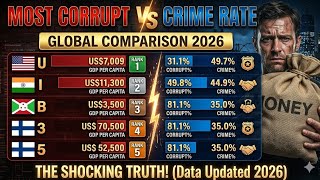 Most Corrupt vs Crime Rate by Country 2026