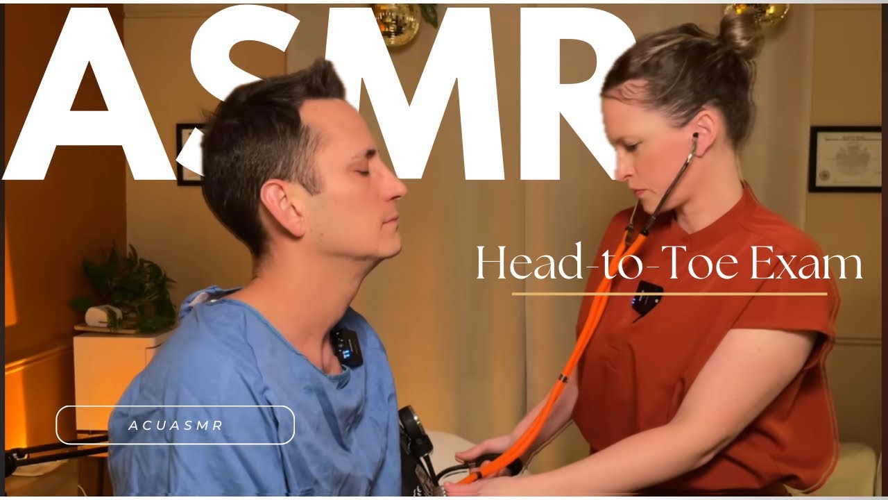 [Real Person ASMR] Mini Head-To-Toe Examination ft. Tom 🧡 - YouTube