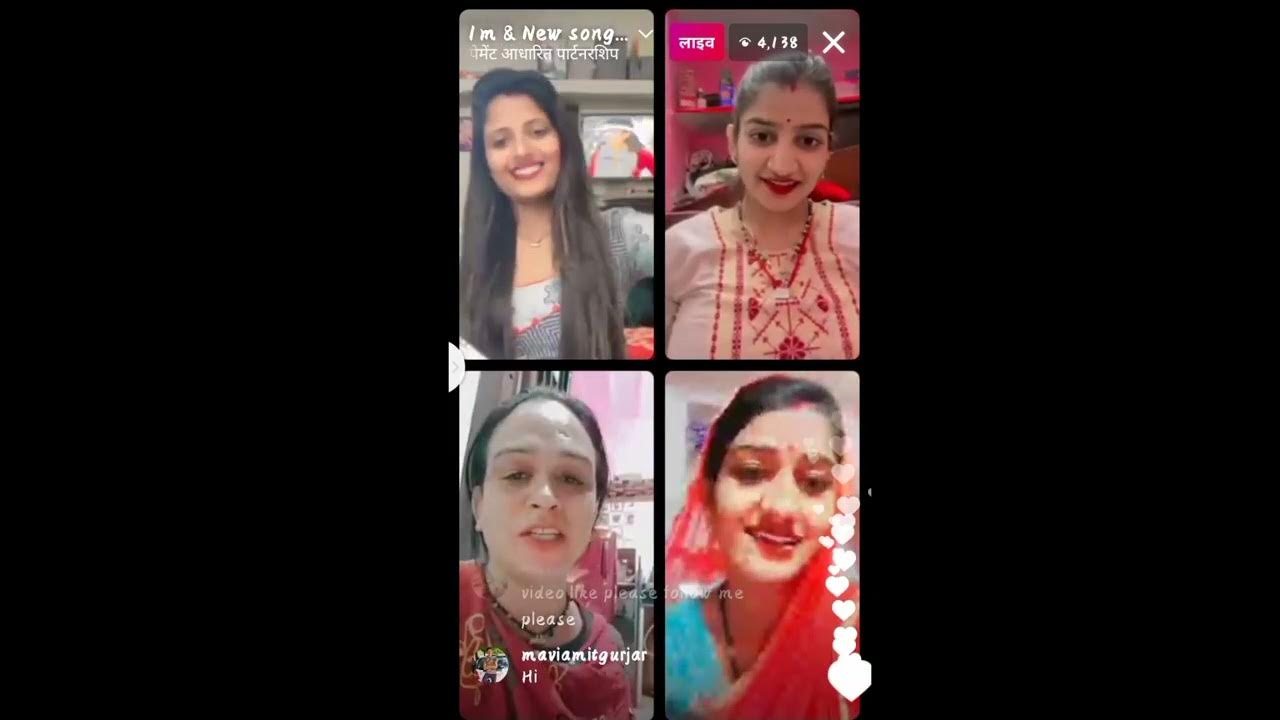 Instagram live 🔥 Pooja Prajapati// Varsha Sharma // Payal Banjaran# ...