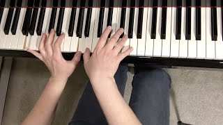 Bach - Goldberg Variations (Aria) BWV 988 // Trying an Overhead View Resimi