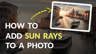How to Add Sun Rays to a Photo 🌞 Just 1 Click 🌞 NO Photoshop screenshot 5
