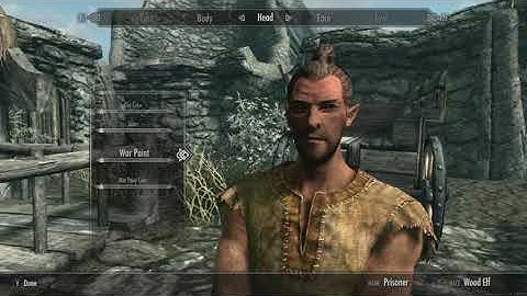 Elder Scrolls 5 Skyrim - Intro Character Creation, Wood Elf - Unbound - Nintendo Switch