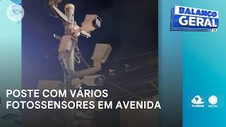A lamppost with multiple speed cameras on an avenue in Fortaleza doesn't let anything escape | Ba... screenshot 4