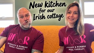 New kitchen in 200 year old Irish cottage.