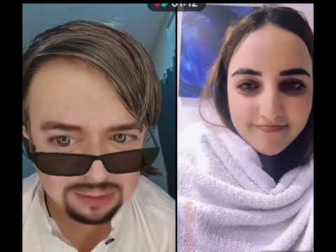 Waseem khan and hareem sha hot punshimet sunam TikTok live video