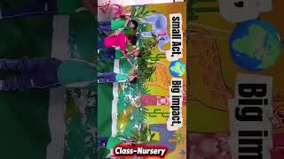 earth day celebration in rising star international school surir mathura🫡🫡