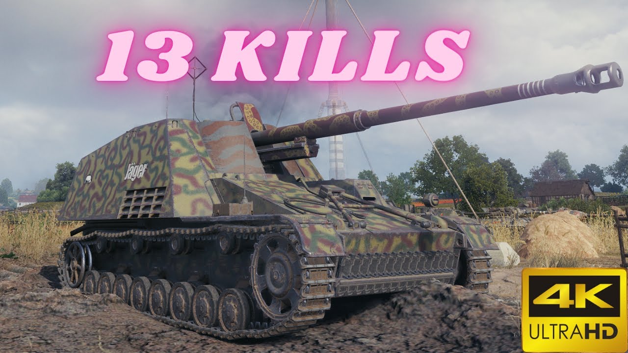 Nashorn 13 Kills World of Tanks #WOT Tank Game - YouTube