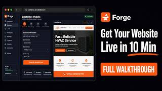 Get a Contractor Website Live in 10 Minutes with Forge (Full Walkthrough)