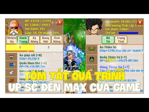 Ngọc Rồng Online - Tóm Tắt Hành Trình Up Siêu Cấp Đến Max Của Game !