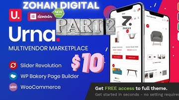 Urna 2.5.13 Theme Part 2 | Complete Customization WooCommerce Settings | Full eCommerce Store #theme