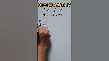 Reasoning number analogy || #reasoning #numberanalogy