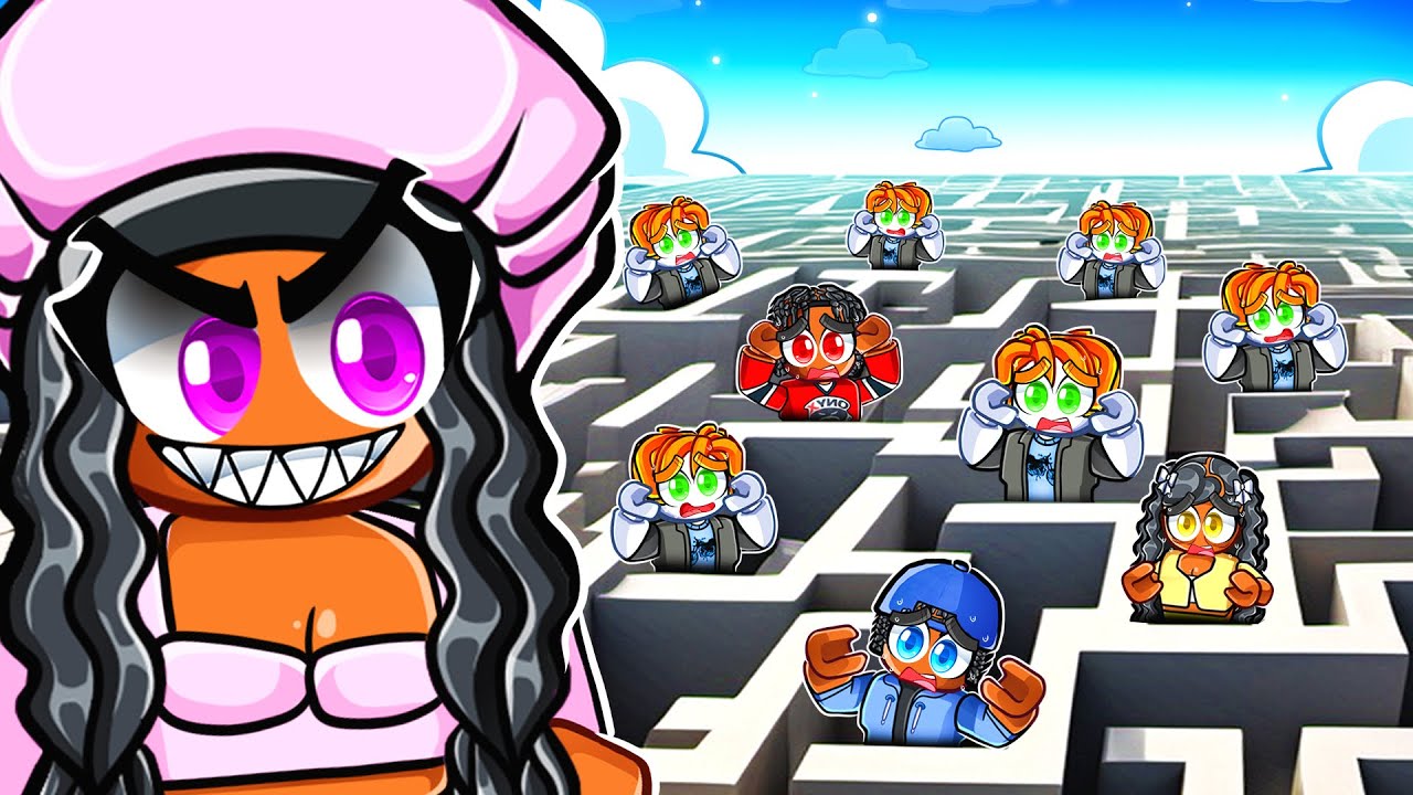 Trapping 100 Players in a Roblox Maze…