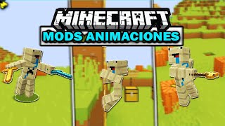 👉8 Mods de Animaciones y Fisicas 1.20.1 (Combate y Movimientos Mejorados) Para Minecraft