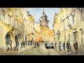 DRAWING ARCHITECTURE with Pen and Watercolor | Lovely Krakow