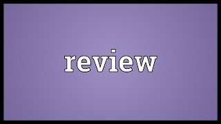 Sports Performance Review Meaning