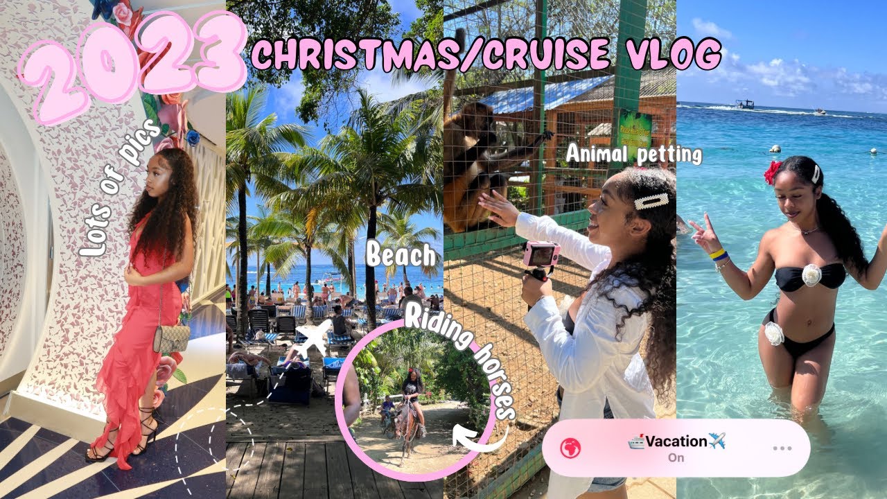 2023 CHRISTMAS/CRUISE VLOG | Honduras, Bahamas, Mexico, and Costa Maya! | JolaniTrent