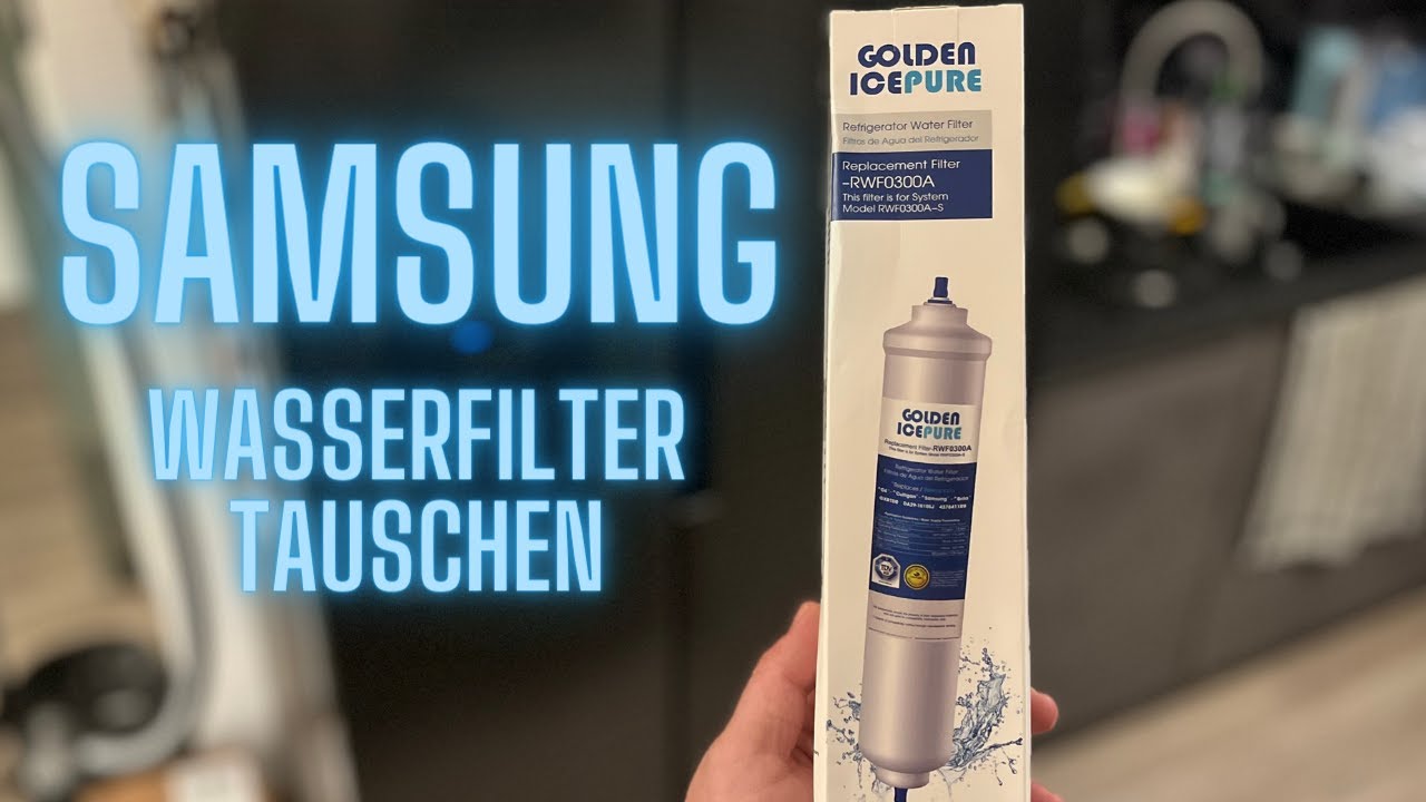 Samsung Kühlschrank Side By Side Verliert Wasser Wasserfilter tauschen und zurücksetzen I Samsung RS6JA8811B1 Side by