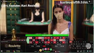 30€ vs Live ROULETTE TABLES, EVOLUTION GAMING, screenshot 3