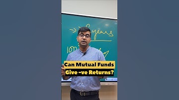 Shocking Truth: Can Mutual Funds Give Negative Returns? #mutualfunds