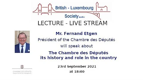 BLS Lecture - The Chambre des Dputs, its history a...