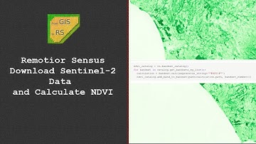 Download Sentinel-2 data and calculate the NDVI in Python using Remotior Sensus