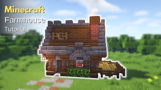 Minecraft: How to Build a Medieval Farmhouse | Medieval Starter House (Tutorial)