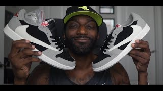 First Look At Unreleased Travis Scott Air Jordan 1 Low “Black Grey” Early Review!!