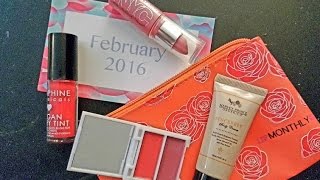Lip Monthly February 2016 Unboxing