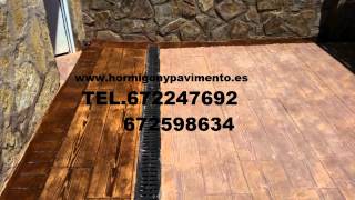 Construccion Hormigon Impreso EL ESPARTAL,Madrid Tel.672247692