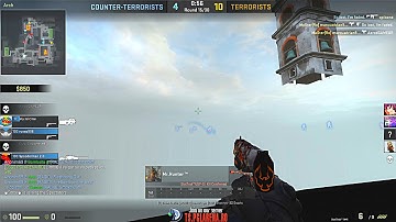 CS GO GLITCH STUCK IN INFERNO MAP and SEE through WALL