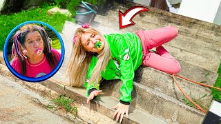IT WAS SUPPOSED TO BE A JOKE UNTIL JULLY FELL DOWN THE STAIRS!! *is she hurt?