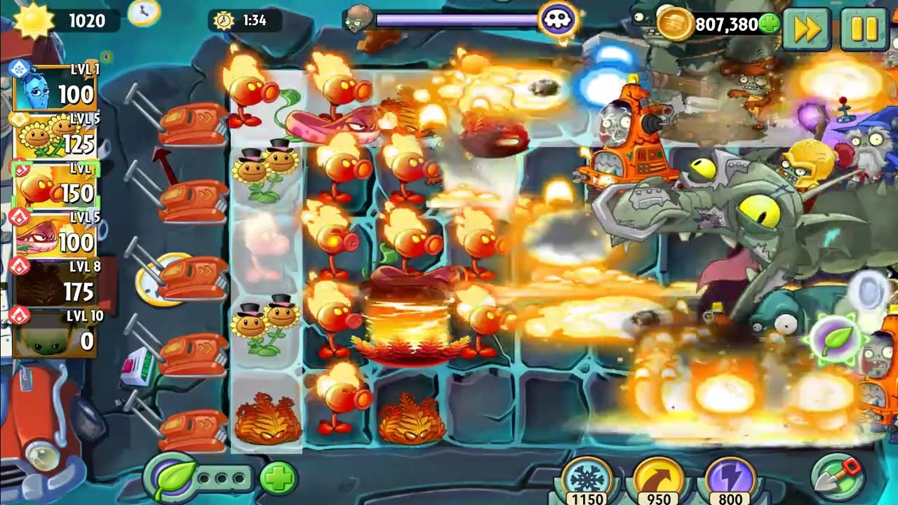 Plants vs. Zombies 2(Android) |Penny's Pursuit | Chilly Pepper's World! | Boss Fight