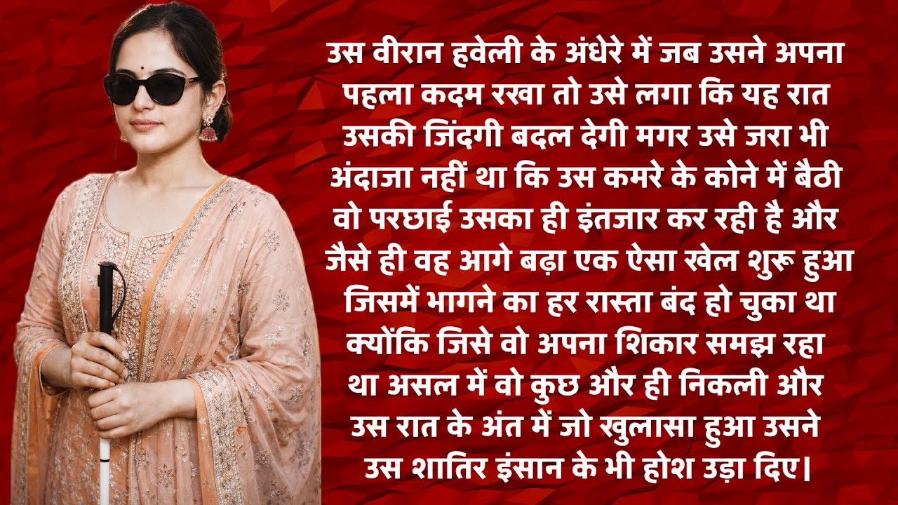 एक चोर और अंधी लड़की || Hindi Stories || Emotional Kahaniya || Moral Stories In Hindi ||