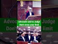 वकील ने जज से कहा, अपनी सीमा पार मत करो।  #law #justice  #trendingshorts #shortsvideo #legal
