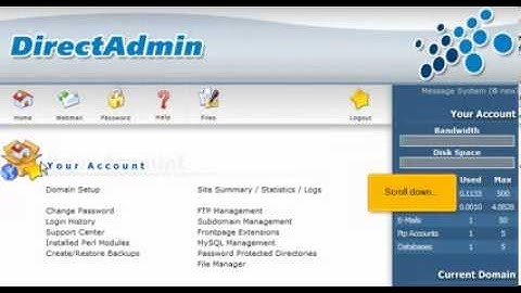 Extra domein toevoegen in DirectAdmin