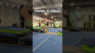 SPINNIN’ & WINNIN’ #tumbling #tumblechef #cheer #Shorts