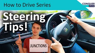 Tips for turning left and right when driving  steering tips at junctions