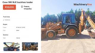 Case 580 SLE backhoe loader
