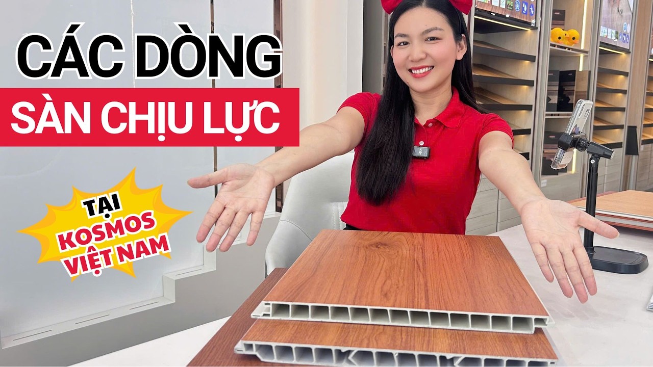 Các loại sàn nhựa chịu lực tại Kosmos Việt Nam