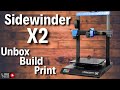 Artillery Sidewinder X2 - Unboxing, Building and First Print!