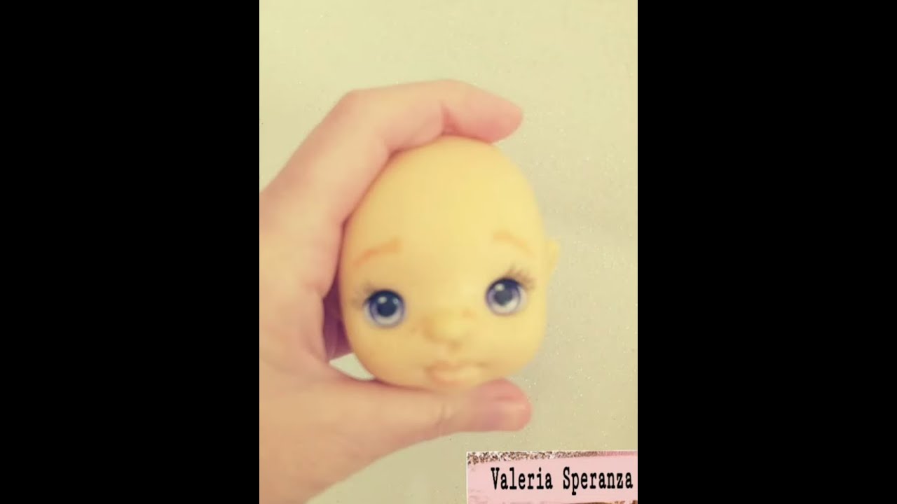 Como modelar una carita en porcelana fría | Tutorial Fácil  | DIY |  Valeria Speranza