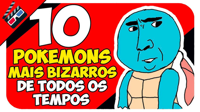 10 POKÉMON SHINY BIZARROS E ESTRANHOS! 