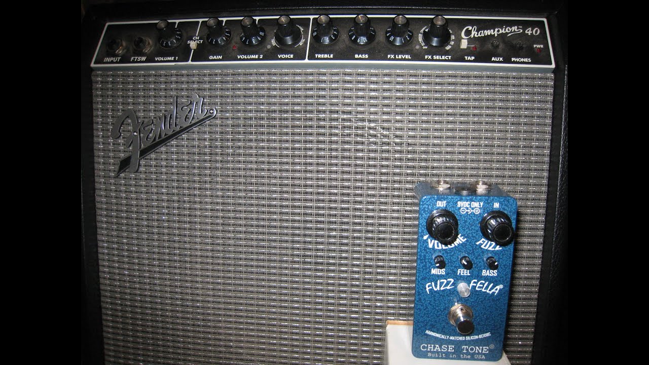 Chase Tone Fuzz Fella BC108C w/ Clean Fender Amp Jonah Custom Deluxe