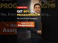 Score 80% in Programming Assignments with LARA's Essays #education # #assignmenthelp #programming