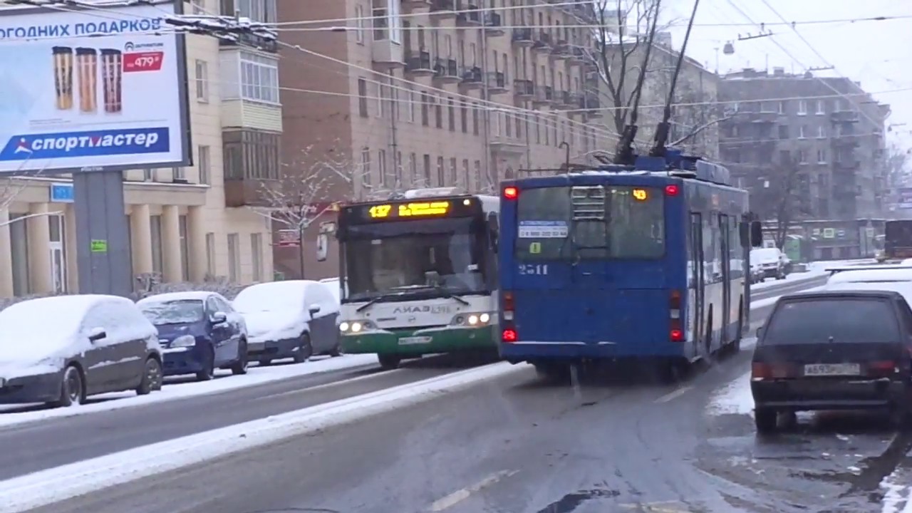 Троллейбус Санкт-Петербурга 8-1: ВМЗ-5298.01 (ВМЗ-463) б.2311 по №43 (01.01.18)
