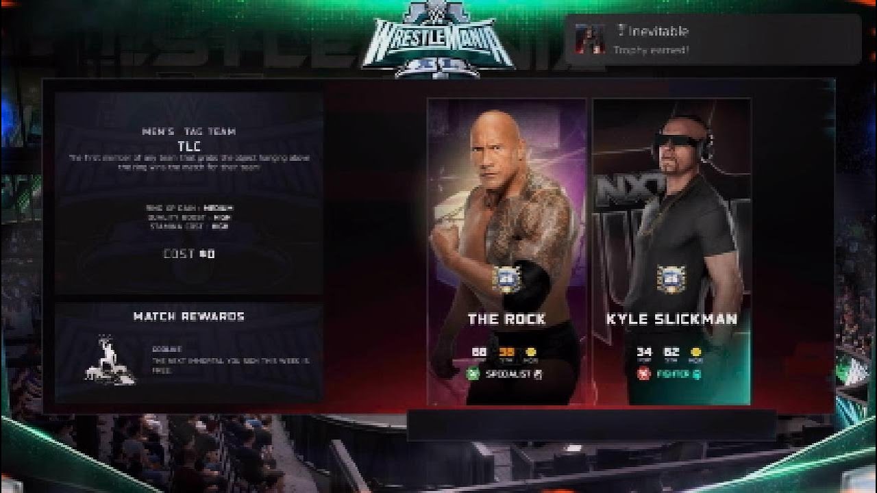 WWE 2K25 Inevitable Trophy